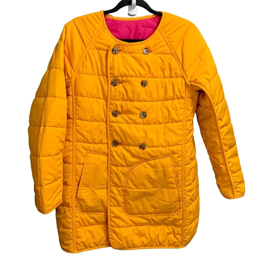 J.Crew Quilted Reversible Double Breasted Puffer Jacket - Picture 6 of 13